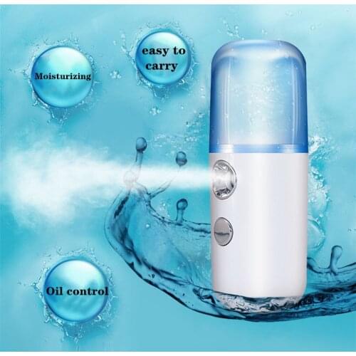 Facial Vaporizer Nano Spray Sprayer Facial Steamer Moisturizing Beauty Steamer Device USB Charging Portable Facial Atomizer