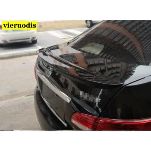 For 2007-2011 Nissan Sentra SYLPHY Spoiler BlueBird 2008 2009 2010 ABS Material Car Rear Wing Primer Color Trunk Rear Spoiler