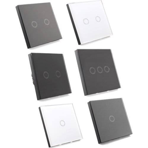 Light switch with wall switch touch-sn gl remote control 1-way single switch