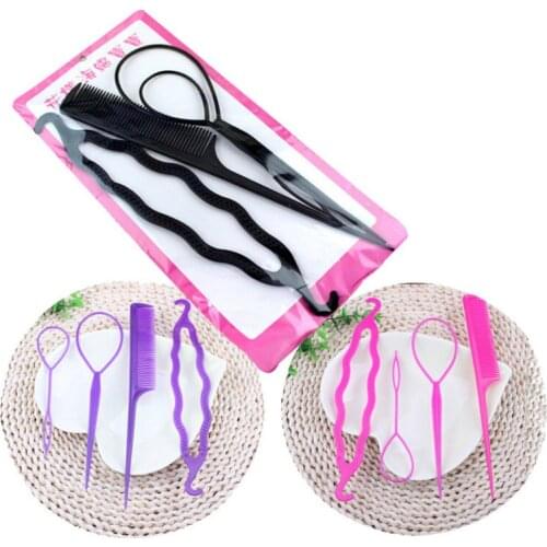 Korean Version Of Fashion Jewelry Multi-purpose Hairdresser Hair Stick Hair Comb Hairpin Three-piece Female Hair Accessories