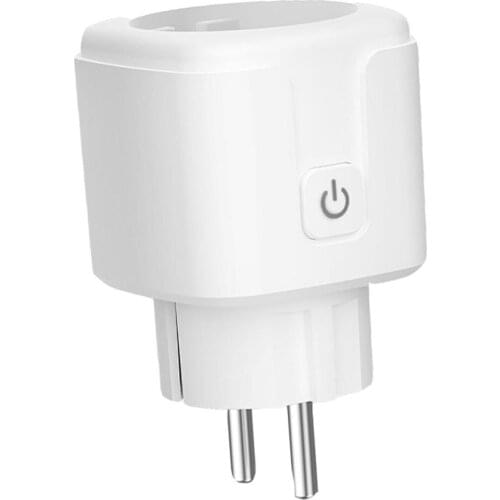 WIFI smart plug EU WiFi Socket With Timing APP Control,Compatible Alexa Mini Voice Intelligent Control