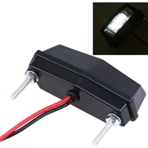 Universal 3 LED Taillight Rear Tail License Plate Brake Number Plate Light Motorcycle Low Consumption High Bright Fashion