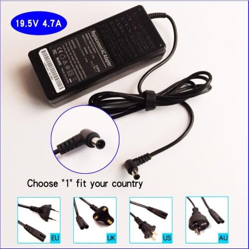19.5V 4.7A Laptop PC Ac Adapter Battery Charger for Sony VAIO PCG-61713L PCG-7z2L PCG-5K1L PCG-9G3M PCG-6111L PCG-F540 PCG-F520