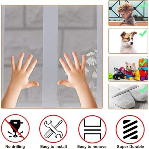 Banister Guard Colorful Mesh Baby Safety Stairs Thicken Rail Net Child Proofing Balcony Staiway Railing Protective Net