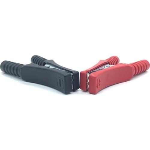 Alligator Clips Hot Car Battery Clamps Crocodile Clip 100A Red Black Electrical connection battery terminals power wire test