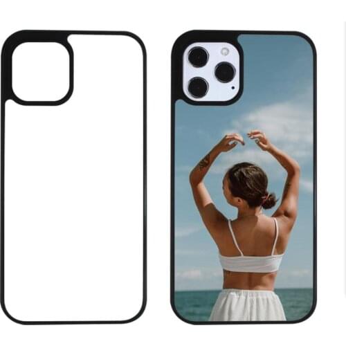 Blank 2D Sublimation PC hard Case for iphone 12 5.4 6.1 6.7 inch with Aluminum Inserts 10pcs/lot