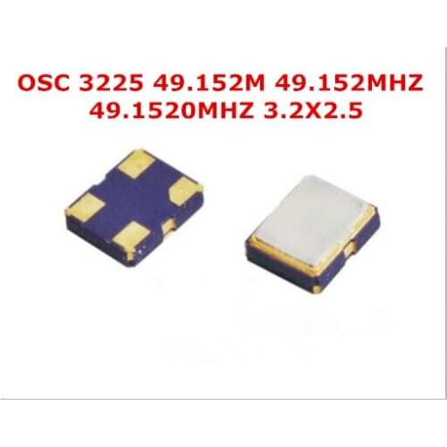 10PCS Active SMD Crystal Oscillator 3225 45.1584M 45.1584MHZ 3.2*2.5MM 4 feet PXO/OSC 3225 49.152M 49.152MHZ 49.1520MHZ 3.2X2.5
