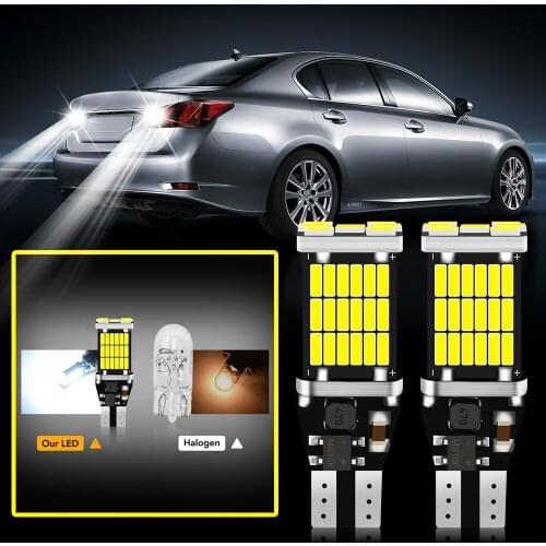2PCS T15 W16W Canbus LED Bulbs Car Reversing Light For Volkswagen VW CC T-ROC Golf 4 5 6 7 Passat B5 B6 B7 Tiguan EOS R