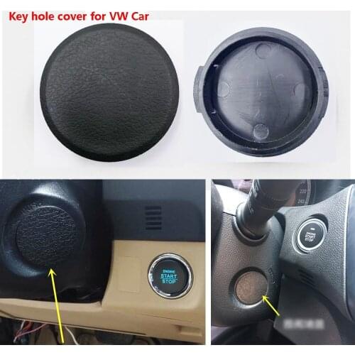 Key hole cover for VW Tiguan Passat Golf 7 Lavida Bora Car special use for car add push start stop system