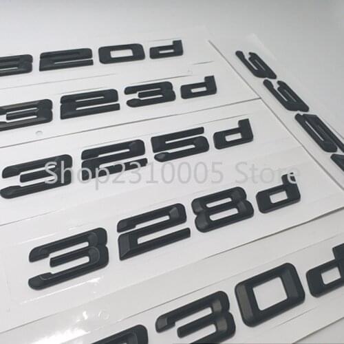 For BMW 2 Series E10 F22 F45 F23 F86 218d 220d 228d 230d 235d 240d Car Styling Trunk Letter Number Emblem Rear Boot Logo Black