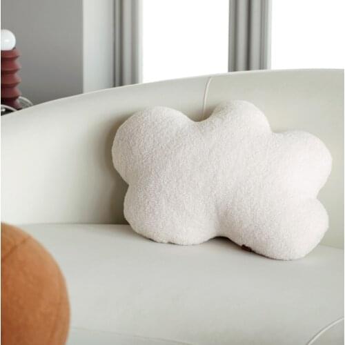 Geometric Shape Loop Velvet Soft and Comfortable Bedside Pillow Living Room Sofa Personalized Cushion Backrest