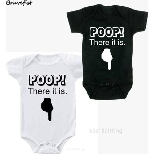 Cotton Baby Bodysuits Unisex Infant Jumpsuits Fashion Baby Boys Girls Clothes Short Sleeve Newborn Baby Clothing There It Is