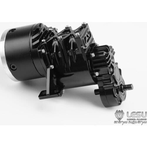 Metal LESU Transmission Gearbox D Transfer Case 5016 for 1/14 RC Tractor TAMIYA Truck Dumper Car Model DIY Scania Benz
