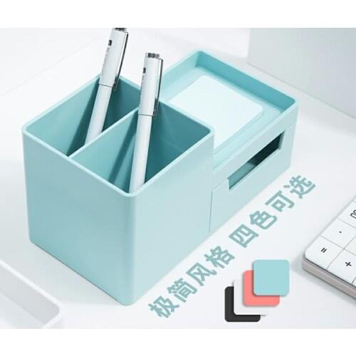 Multi-function Pen Stand Desk Organizer Decoration Cute Stationery Storage Box Office Accessories Simple Pencil Holder