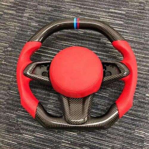 Supercar Cuatomized Carbon Fiber Steering Wheel Alcantara Perforated Leather compatible for BMW Z4 2009-2013 Mercedes-Benz