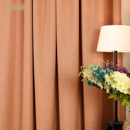 Modern Noise Curtain Blackout Curtains for Living Room Kitchen Bedroom Window Blinds Solid Color Drapes