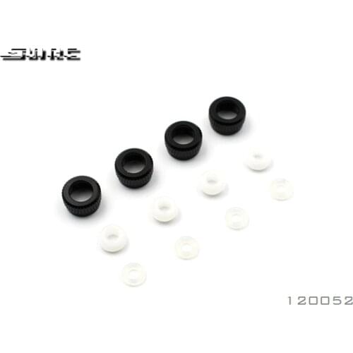 SN-RC 120052 1:10 RCAccessories ALU SHOCK BUTTOM CAP SET WITH ORING 3.5x3.2