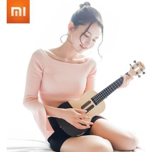 Xiaomi Populele Soprano Ukulele Concert 4 Strings 23 Inch Acoustic Electric Smart Guitar from Mijia APP Phone Guitarra Ukulele