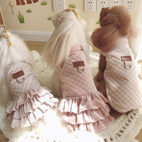 Winter Warm Pet Dog Coatt Jacket for Small Dogs Cotton Puppy Dog Clothes Shih Tzu Yorkshire Outfit Pets Dogs Clothing Dress Suit