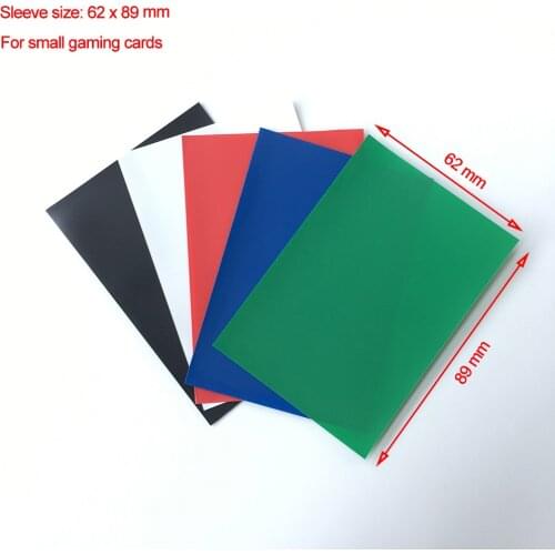 100PCS/Lot 62x89mm Matte Card Sleeve Deck Protector Yu Gi Oh Card Sleeve for Small Gaming Cards: Yu-Gi-Oh TCG Card Sleeves