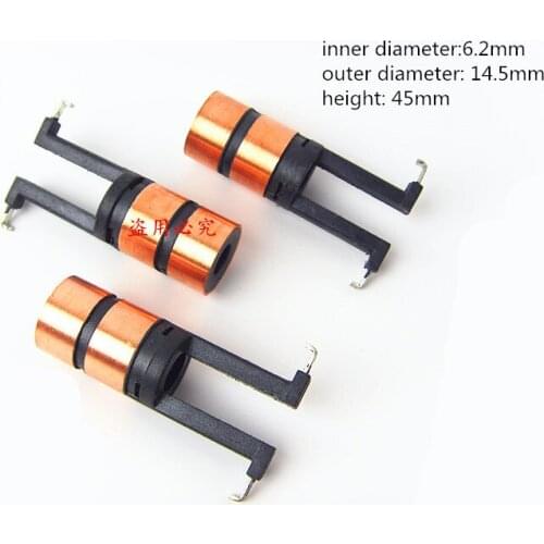 3pcs for Toyota Corolla Honda Accord power Generator Collector Copper Head Slip Ring (6.2*14.5*45mm) fielder Stream Aurion