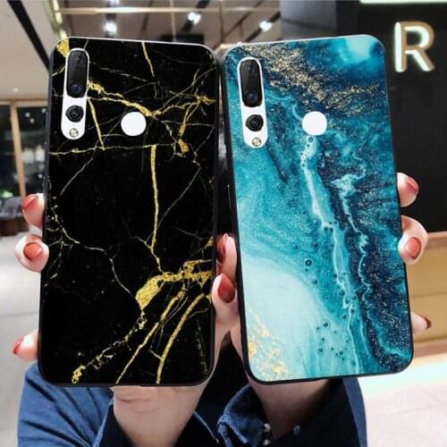 Marble pattern Phone Case Huawei Y6P Y8S Y8P Y5II Y5 Y6 2019 P Smart Prime Pro