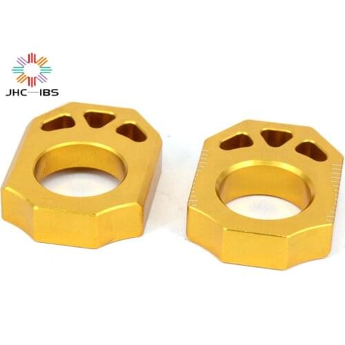 CNC Rear Adjuster Block Chain For Suzuki RMZ250 2004-2019 RMZ450 2005-2019 RMX450Z 2010-2017