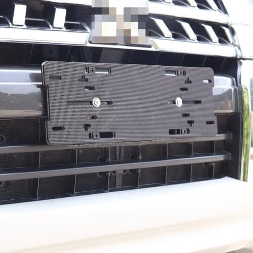 For Pajero V97 V93 V87Car Styling Zinc alloy Plate Conversion Frame Accesorios Para Auto
