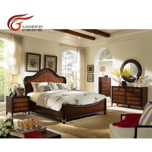 Elegant simple design Liriodendron wood 1.8M 1.5M bed Элегантный простой дизайн Лириодендрон дерева 1,8M 1,5M кровать WA398