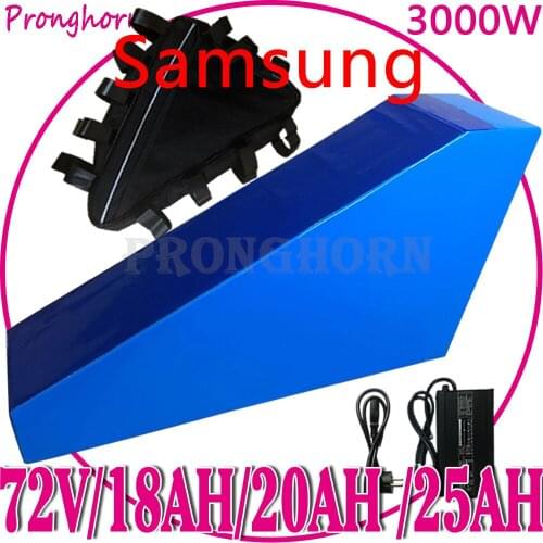 72V 20Ah Ebike Battery 72V 3000W 2000W Electric Scooter Battery 72V 26Ah 25Ah 22Ah 20Ah 18Ah Lithium Battery use Samsung cell