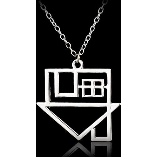 MOCHUN Fashion Classic Music Jewelry Black Veil Brides Rock Music House Logo Vintage Pendant Necklace Women Accessories-30