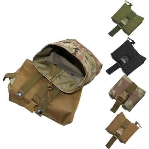 Molle System Hunting Tactical Magazine Dump Drop Pouch Recycle Waist Pack Ammo Bags Airsoft Military Gun Accessories Bag