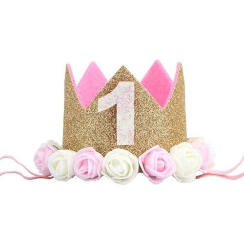 Newborn Crown Headband Multi-Sizes Durable Princess Crown Baby Girls Cute Hair Band Children Photo
