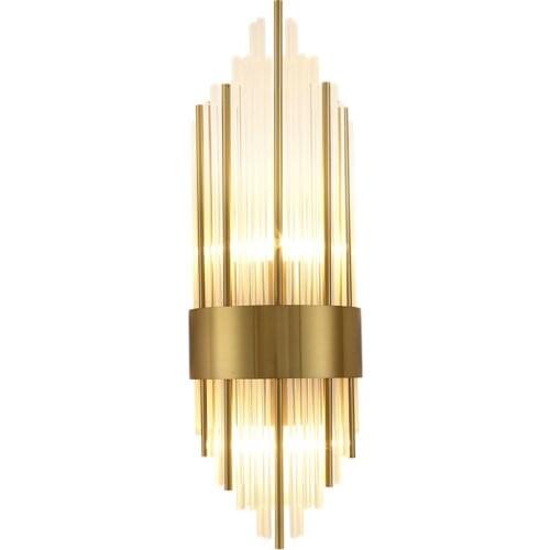 Nordic Modern Grace Luxury Crystal Wall Lamp Living Room Bedroom Light Fixtures Aisle Stair Case Hotel LED Lightings Home Decor