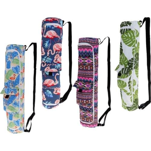 Sports Yoga Mat Shoulder Sling Bag With Multi Functional Storage Pocket