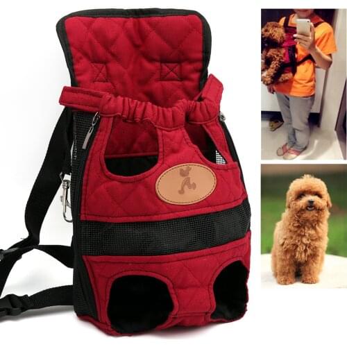 Pet supplies cat and dog out backpack pet chest bag portable kangaroo mother bag