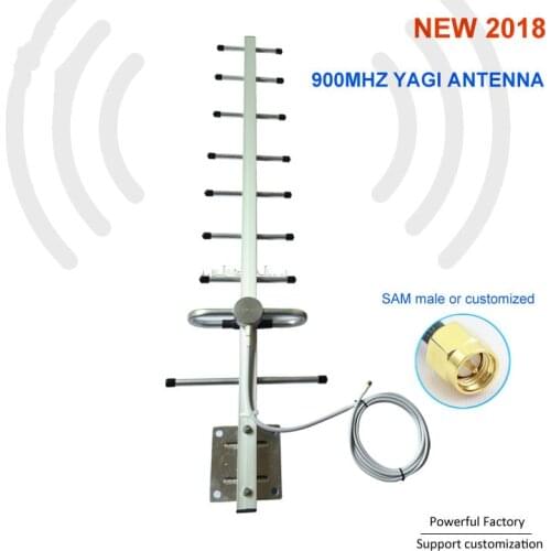 Wholesale Outdoor wifi Signal Booster External 900Mhz 13dBi yagi antenna gsm manufacturer 1PCS