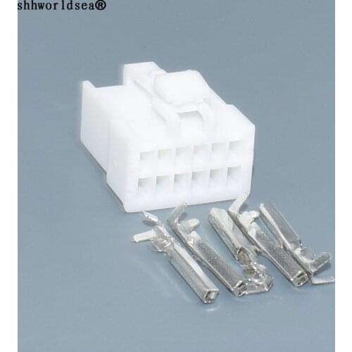 Worldgolden 12 Pin Female 1.2mm Car Connector Automotive Electrical Plug 7123-8828