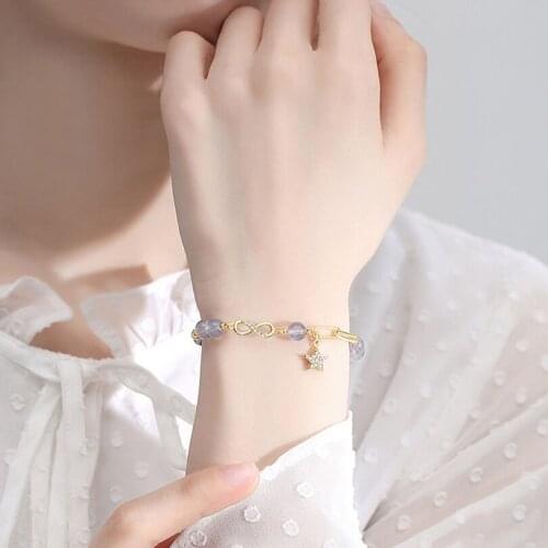 Natural Moonstone Women Bracelets On Hand Chain Bangles Jewelry Aesthetic Fashion Female Popular Now New 2021 Браслет