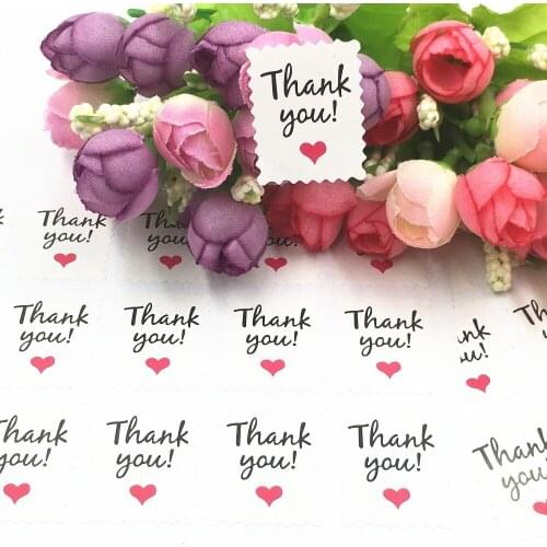 1200Pcs/Lot Colorful Square Shape Self-adhesive Stickers For Jewelry Box Wedding Dessert Cake Box Envelope Sealing Sticker Label