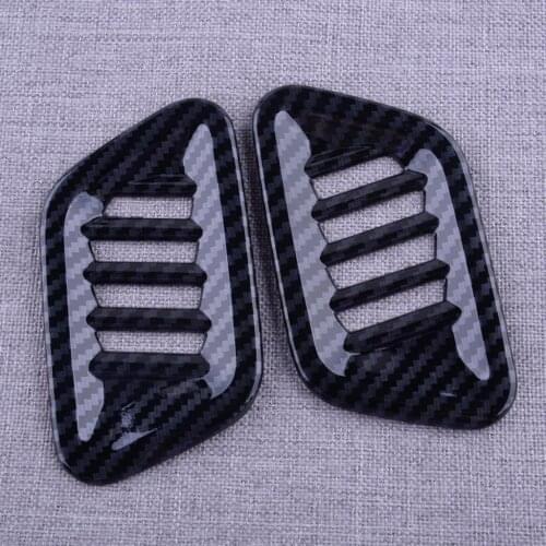 2Pcs Car ABS Front Left Right Carbon Fiber Style Upper Air Vent Outlet Cover Trim Fit for Nissan Altima Teana 2021 2020 2019
