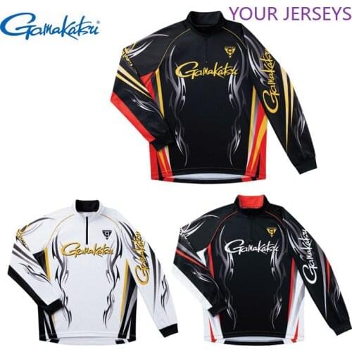 2021 New Brand Gamakatsu Men Fishing Shirts Outdoor Quick Dry Mens Fishing Clothes Plus Size Cycling Fishing Vest 12 Style