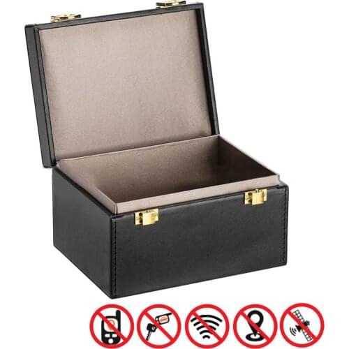 Car Fob Signal Blocker Box Phone Key Bag Signal Blocking Box Shielding Pouch Wallet Case For Card Mobile Phone Accessories