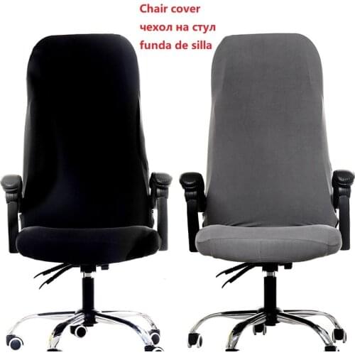 Modern Spandex Computer Chair Cover 100% Polyester Office Chair Cover Easy Washable Removeable Elastic Slipcover for Home