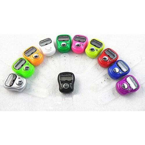 Mini Durable Finger Ring Golf Digital Stitch Marker LCD Display Tally Counter