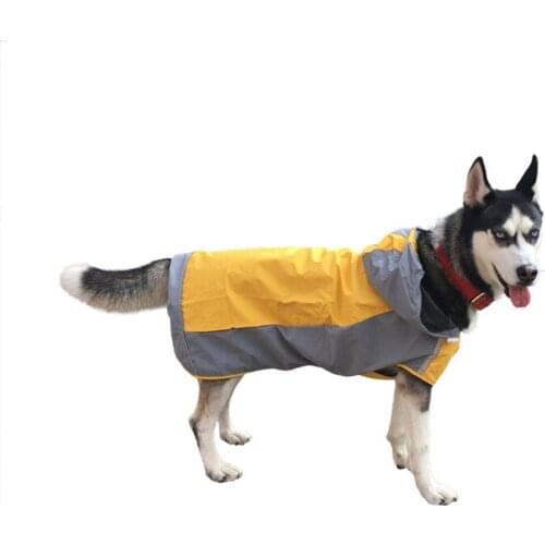 New Coming Pets Dog Raincoat Waterproof Jackets Breathable Assault Raincoat for Big Dogs Cats Apparel Clothes Pet Supplies Cloth