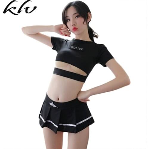 Эротические костюмы школьниц KLV China At AliExpress