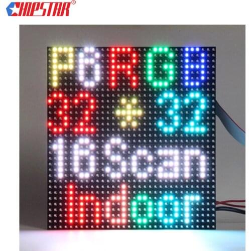 LED Matrix Module P6 Indoor SMD3528 192x192mm 32x32 Dots 1/8 Scanning