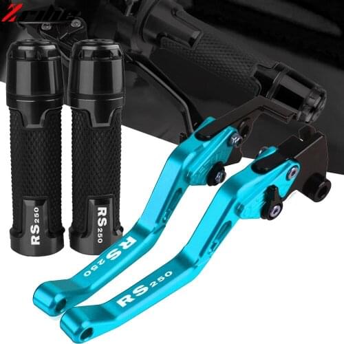 Motorcycles Handle Hand Grips Handlebar knobs Short Brake Clutch Lever For APRILIA RS250 RS 250 1998-2003 1999 2000 2001 2002