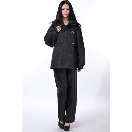 Men Waterproof Motorcycle Raincoat Women Rain Coat impermeable capa de chuva de motoqueiro Men Jacket casacos PVC Hood Hiking